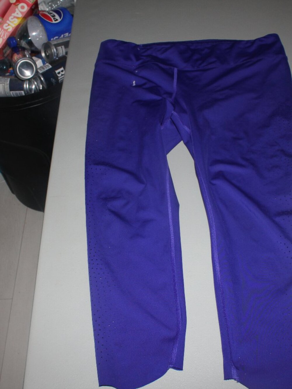 Purple Athleta Crops Size Large